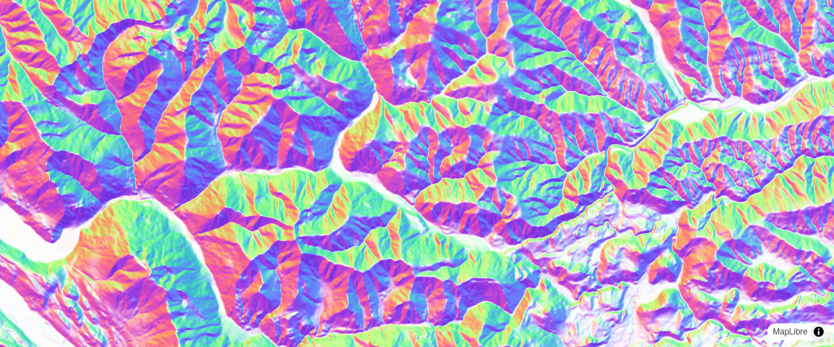 Add a hillshade layer with multiple illumination sources.